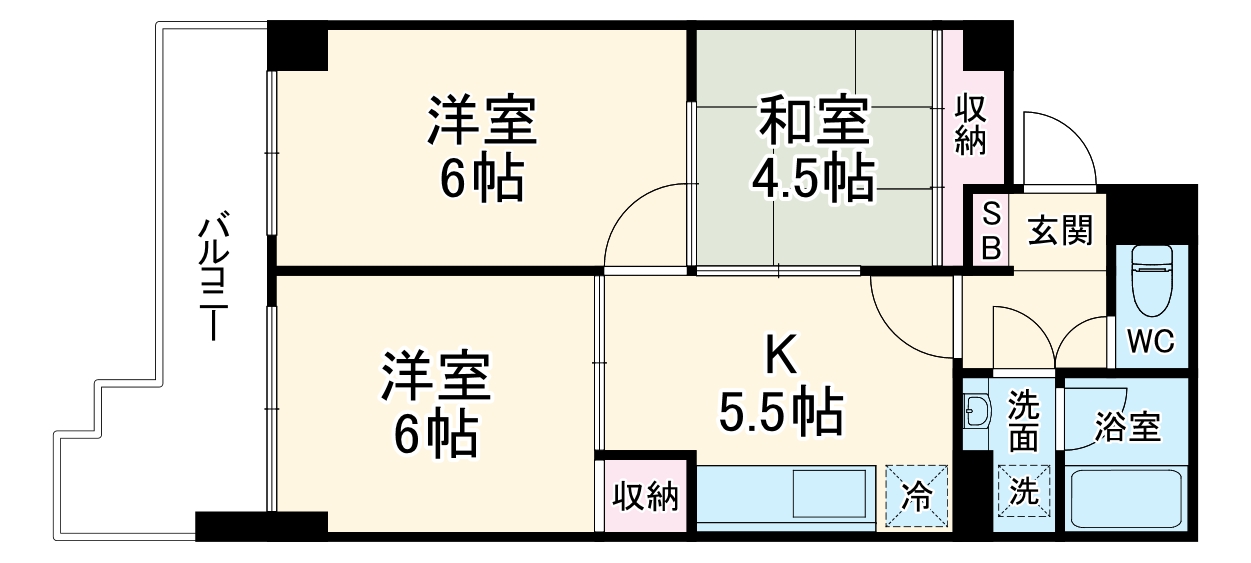 第5山庄ビルの間取り