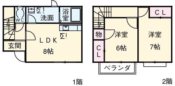 コラソンの間取り