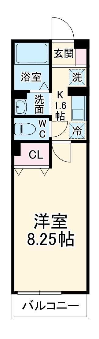 ホワイトコーストパルの間取り