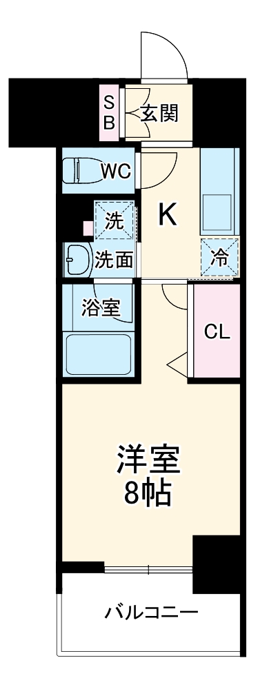 GRAND ESPOIR 車道の間取り