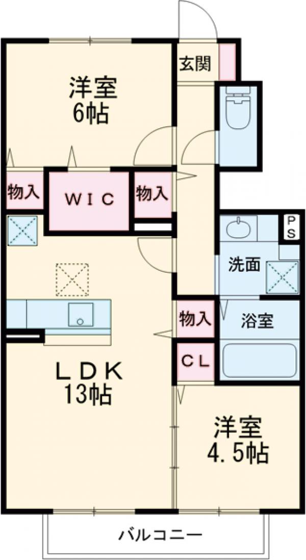 雅 弐番館の間取り