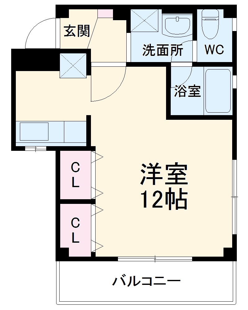 メゾンハナブサの間取り