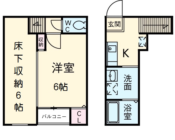 バウコーポ栄生の間取り