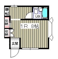 ローズアパートQ43の間取り