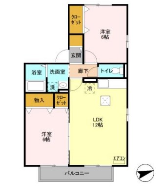 アバンダント妙典の間取り