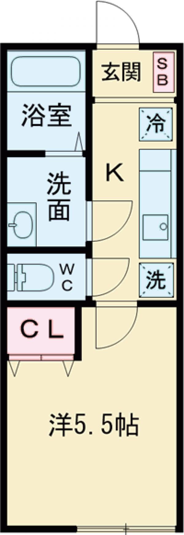 グランシャトー高幡不動の間取り