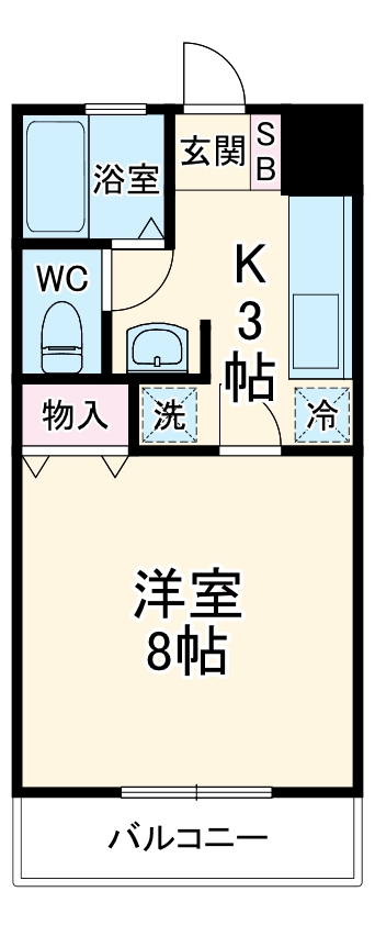 サンハイムミヤタAの間取り