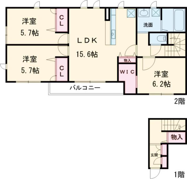 Navi等々力Ⅰの間取り