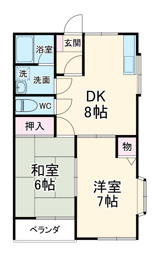 アベニールの間取り