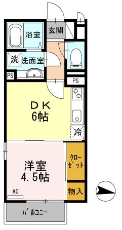 サンライズ花澤台Lの間取り