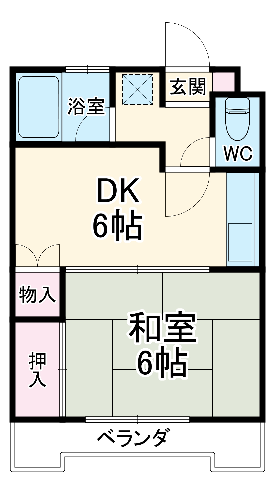サンハイツ五才美の間取り