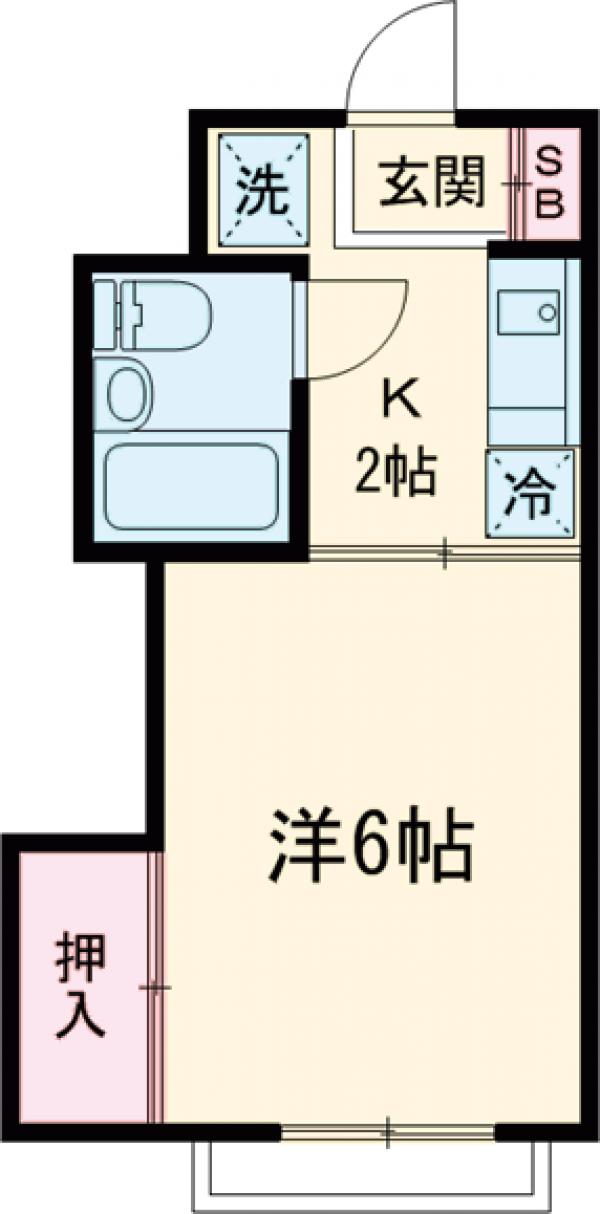 メーゾンタマⅡの間取り