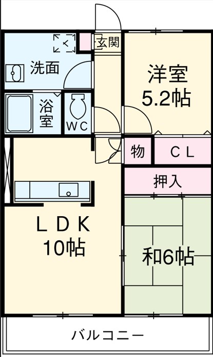 ＫＮＣビル壱番館・403号室の間取り