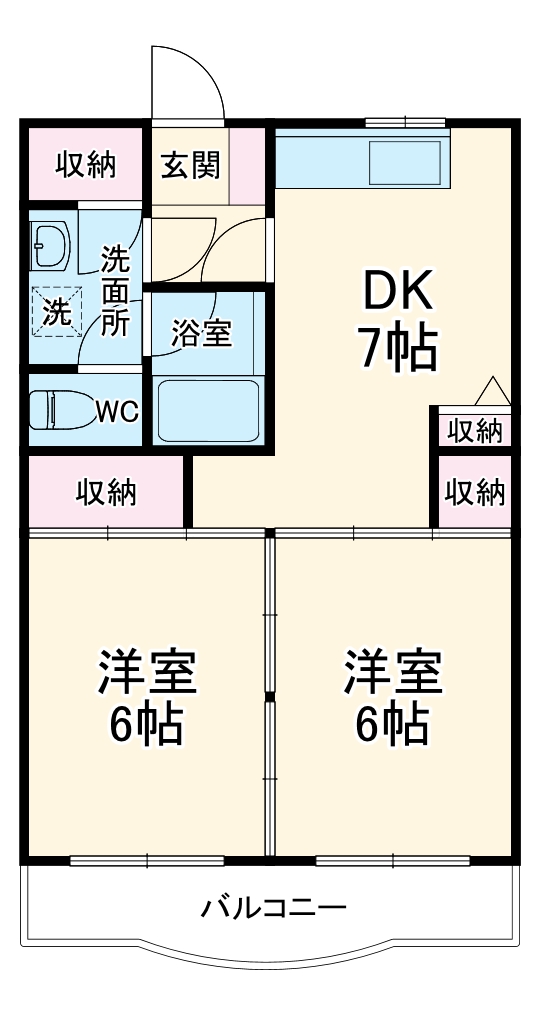 プレテラス緑園・304号室の間取り