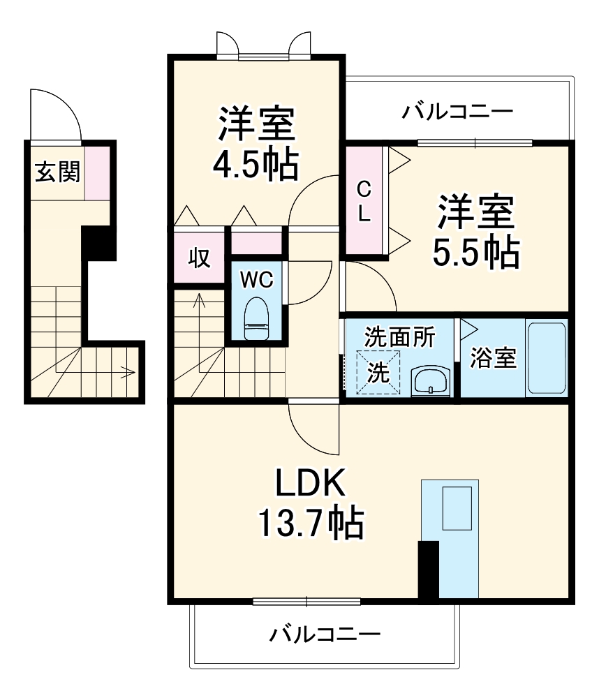 Casa Verde 3番館の間取り