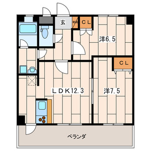 サンライト緑園の間取り
