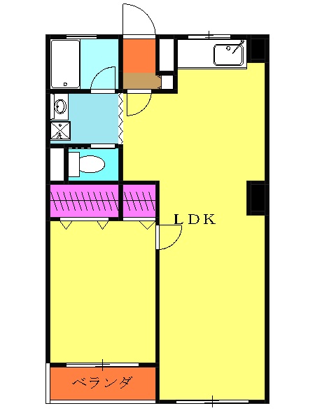 吉浜マンションの間取り