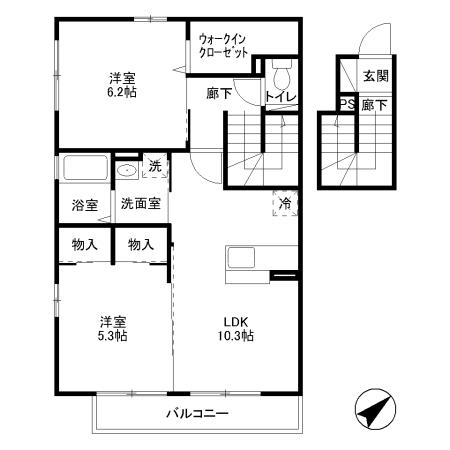 ラ・ヴィクトワールの間取り