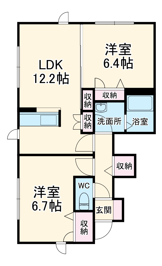 エクレールの間取り