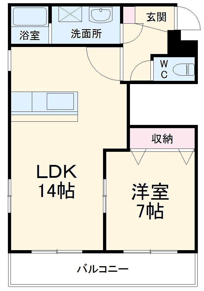 寺ノ上サニーコート5の間取り