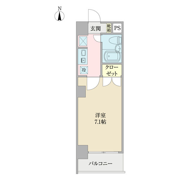 ラ・エスペランサⅡ番館・2C号室の間取り