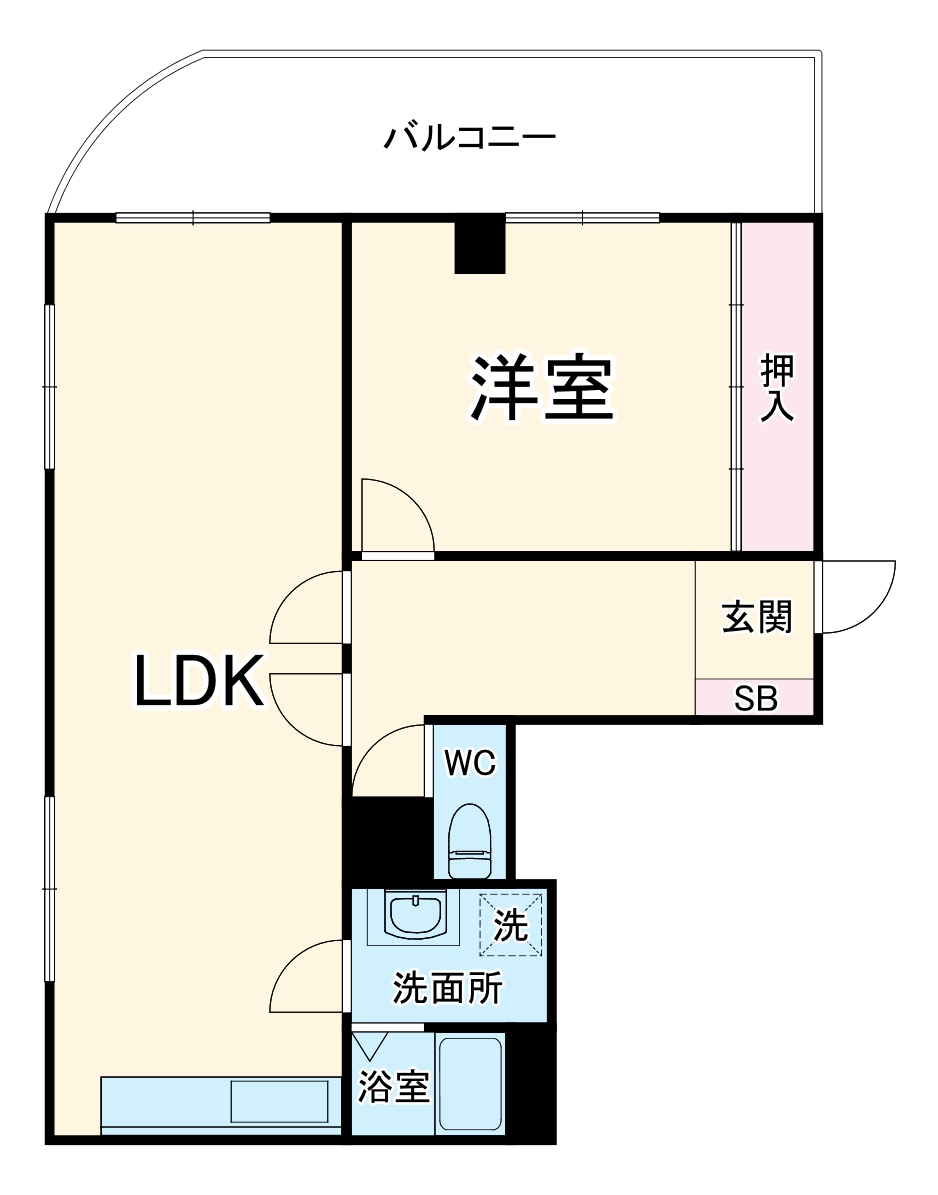 第8カーサ円正の間取り