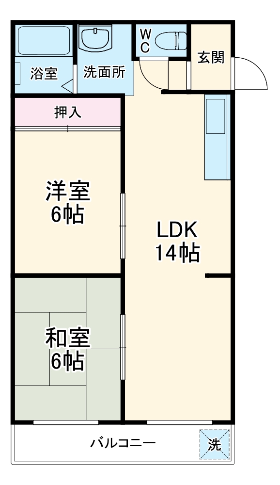 稲本ビルの間取り