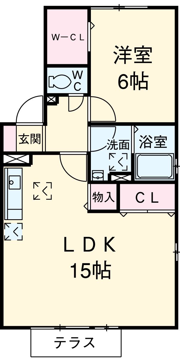 カーサ ベルデⅢの間取り