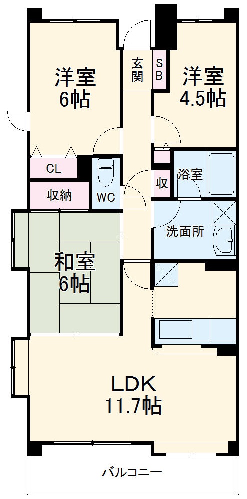 ブルーリーフヒルズの間取り