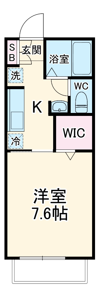 ホッホハウスなぎらの間取り