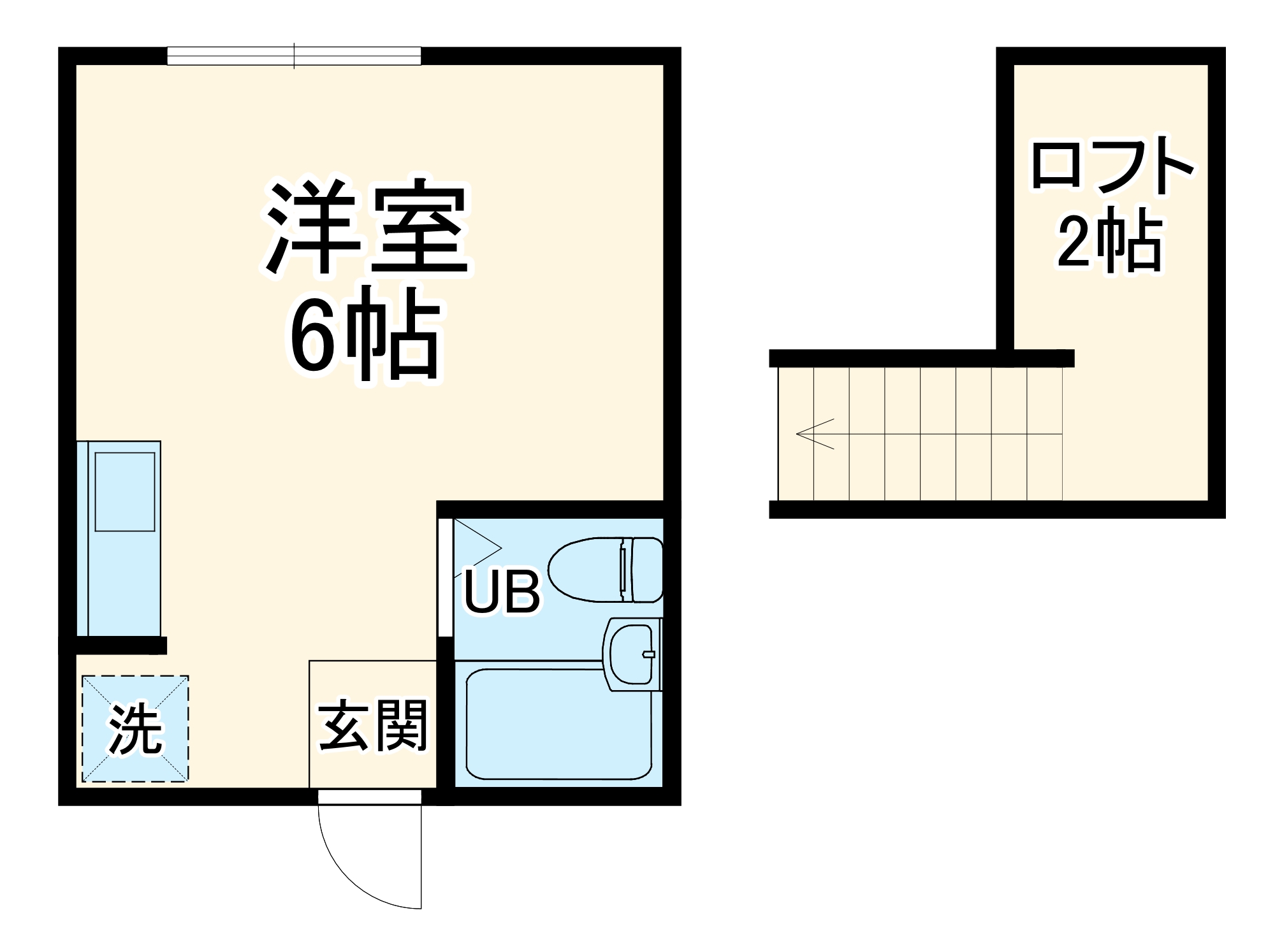 メゾン北雄の間取り