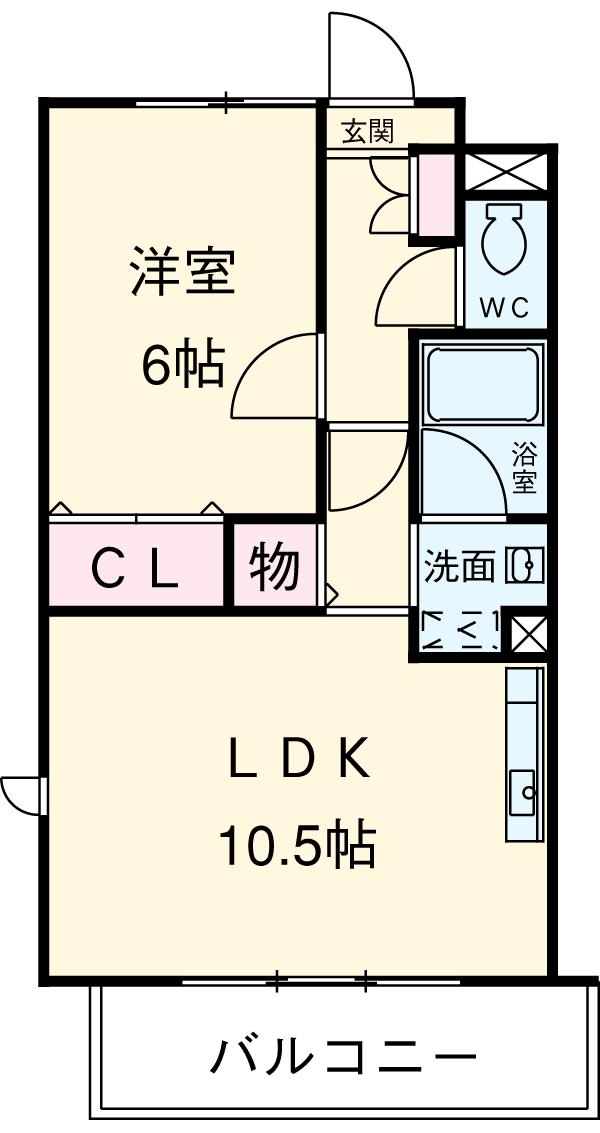 フィオーレレジデンスの間取り