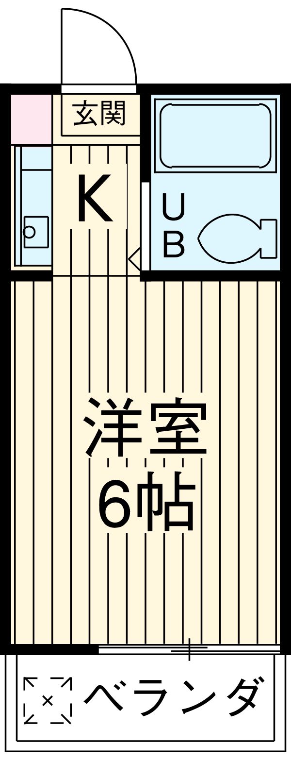 西国分寺サンハウスⅢの間取り