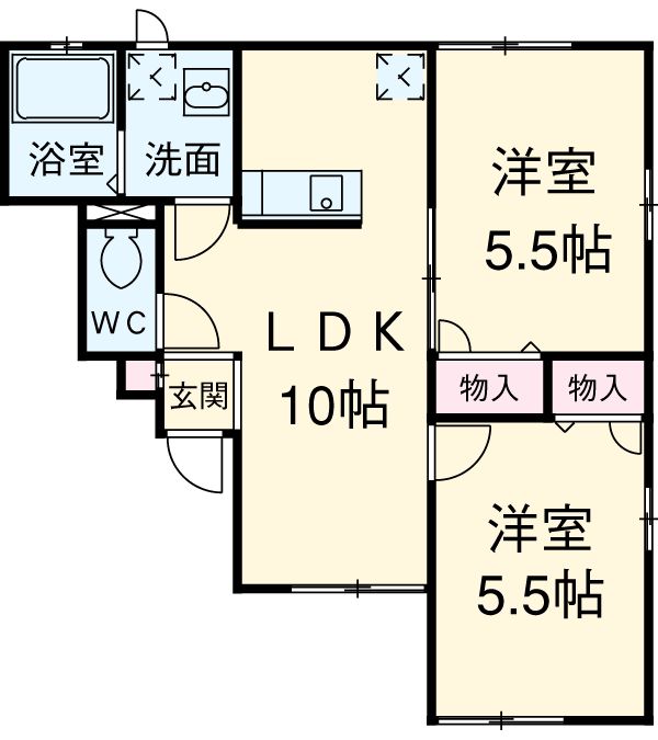 元気 壱番館の間取り