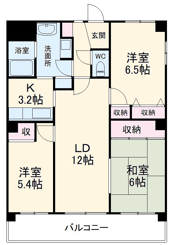 ビュープラザ青葉台の間取り