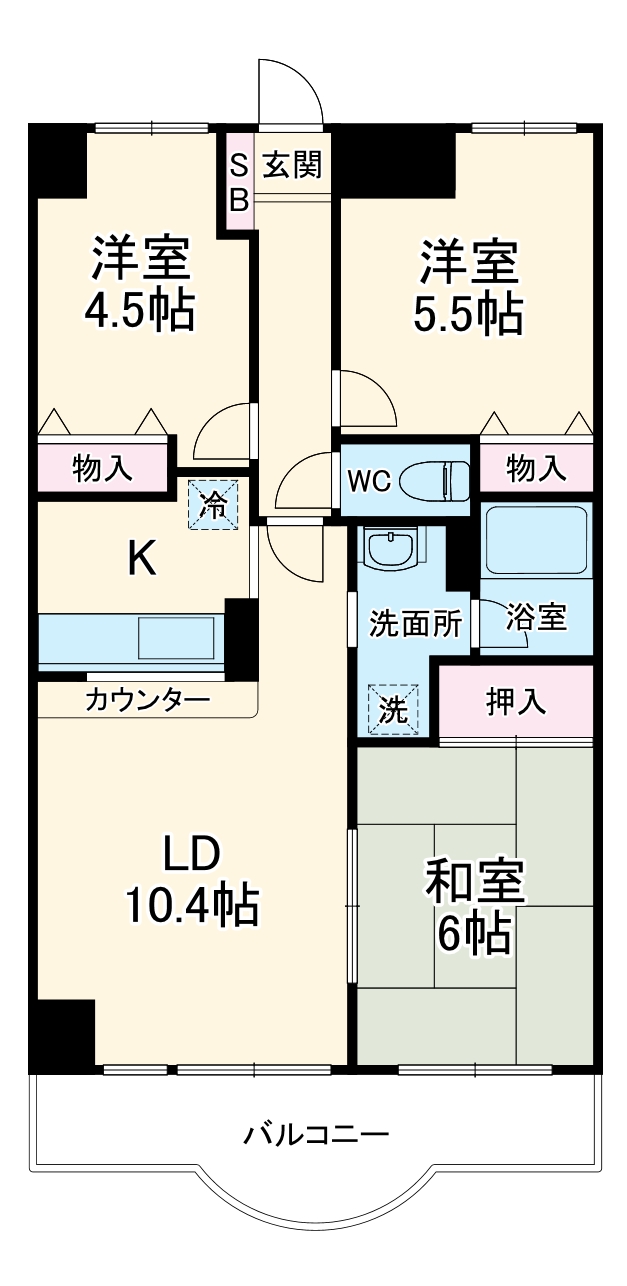 フロリッシュ南行徳の間取り