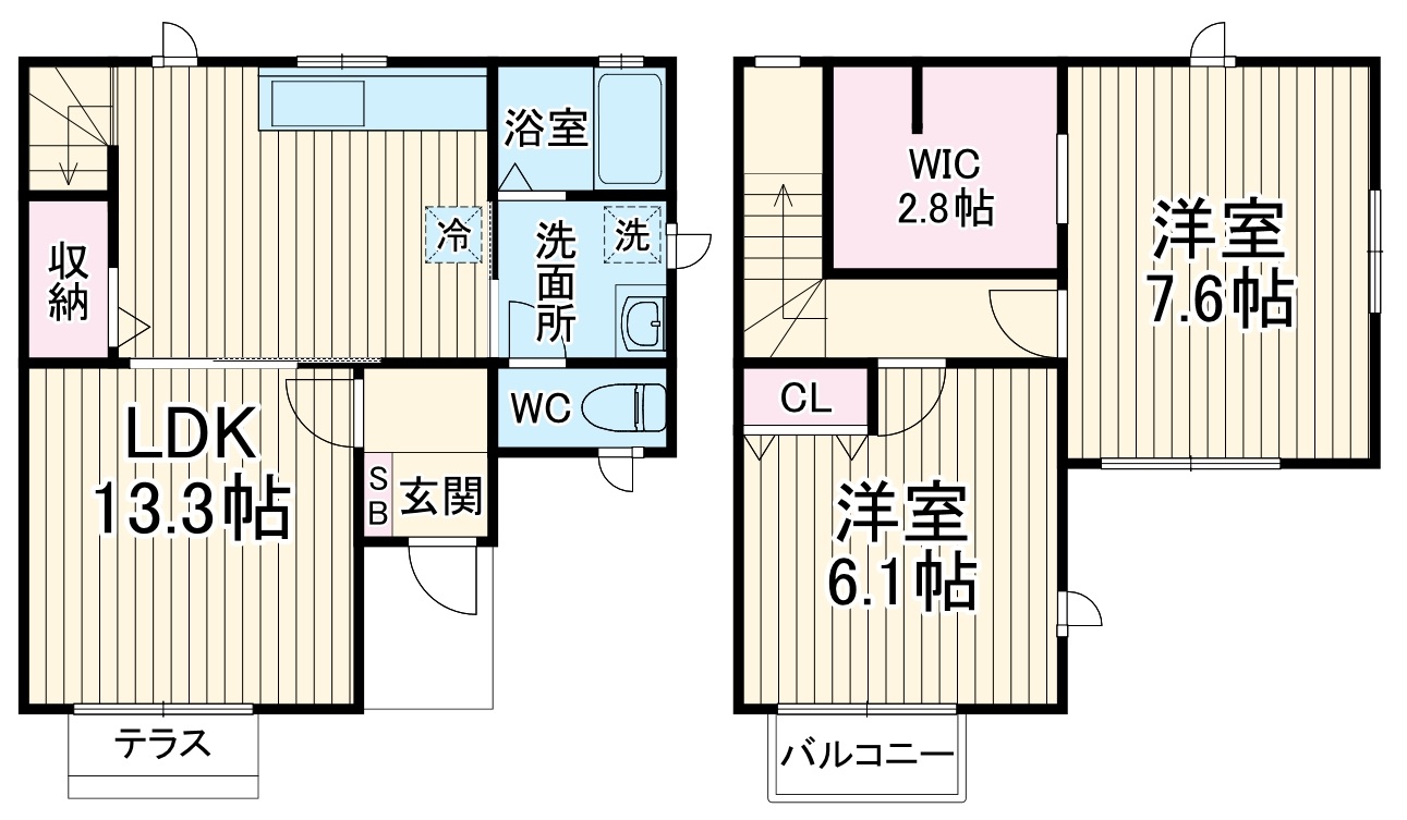 ヴェルドミール希望ヶ丘の間取り