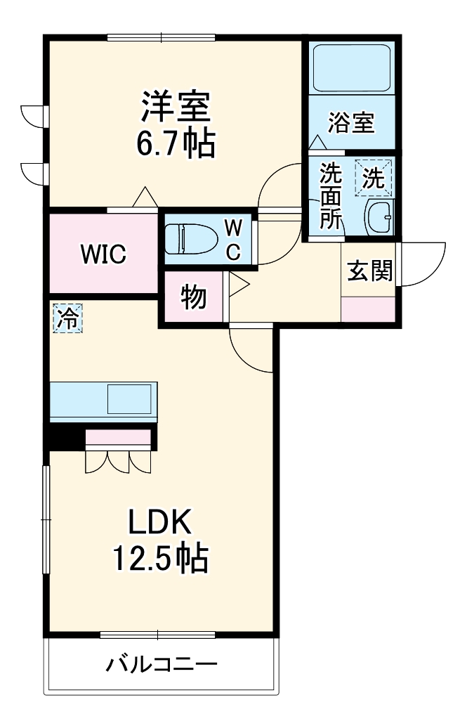 メゾンヴェール徳住の間取り