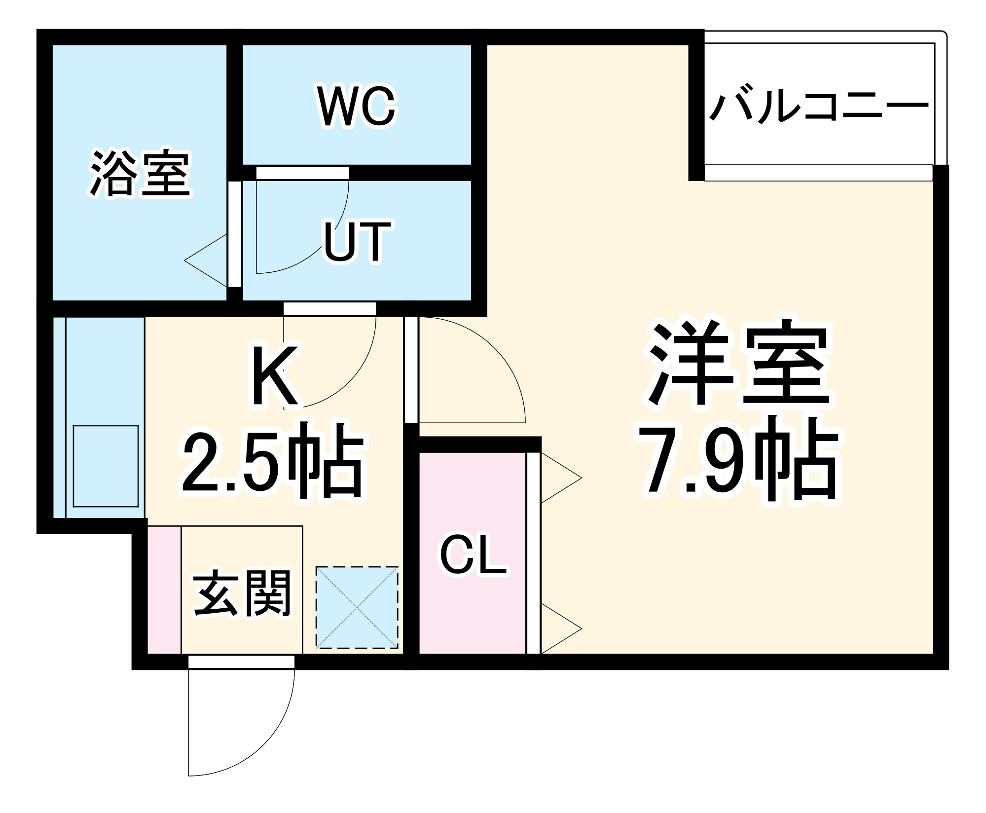 A-legato鳥居西通の間取り