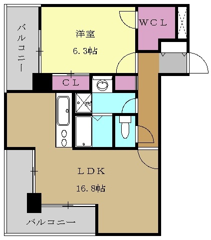 oz alloggioの間取り
