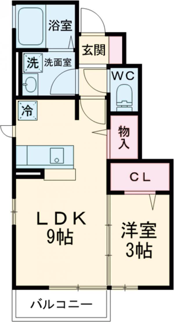 ヴェルドミールCの間取り