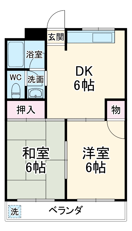 小島マンションの間取り