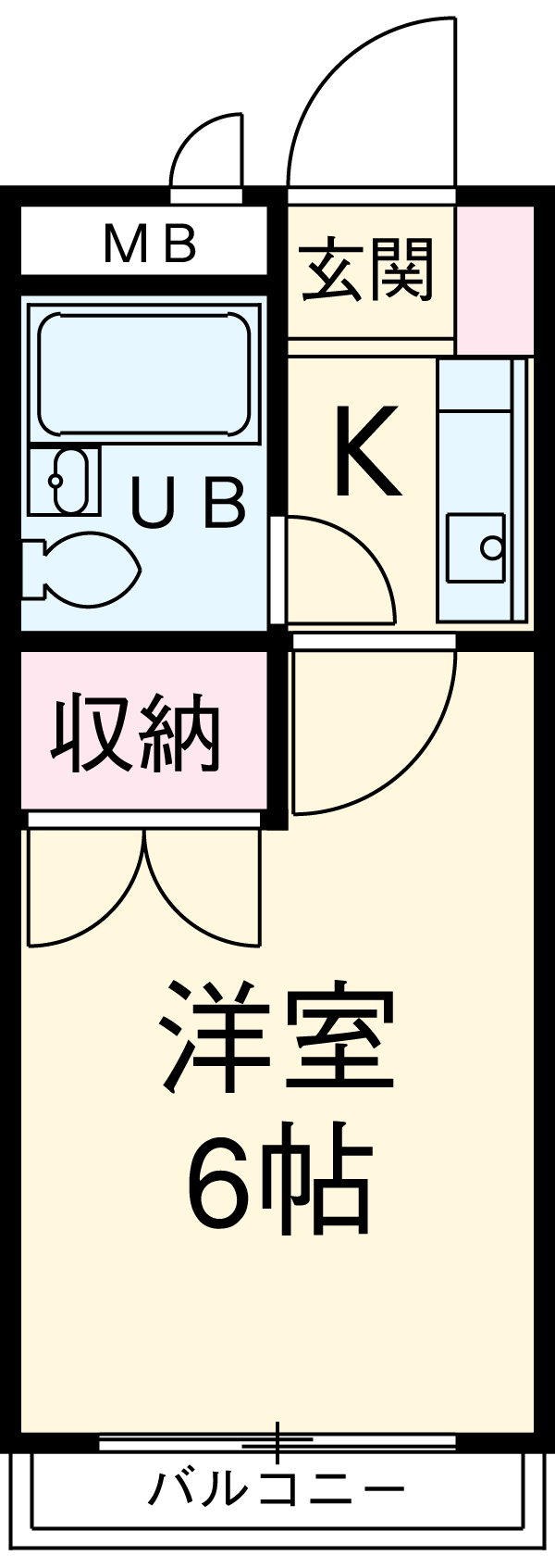 シェモア内山の間取り
