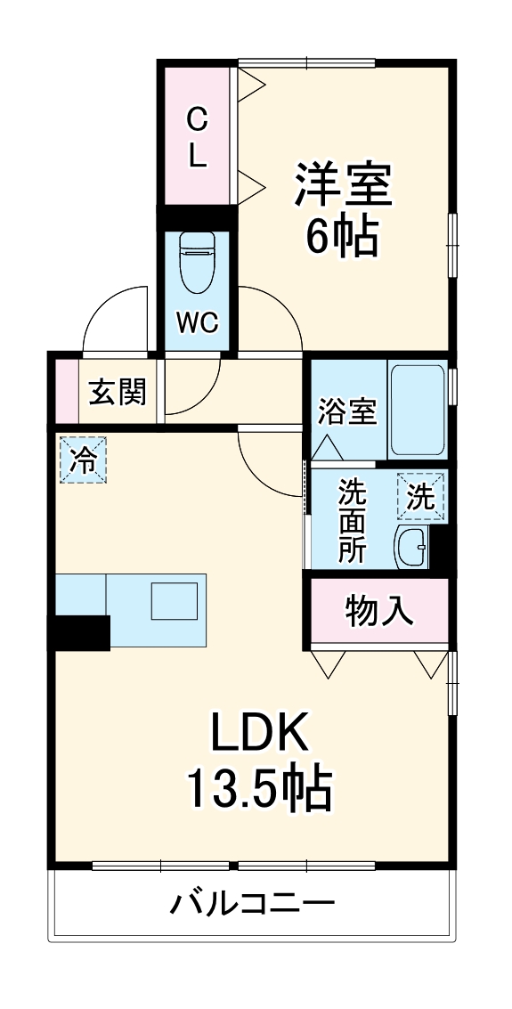 リトルステージⅠの間取り