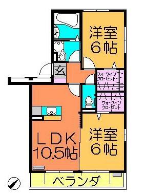 イーストオブ妙典Bの間取り