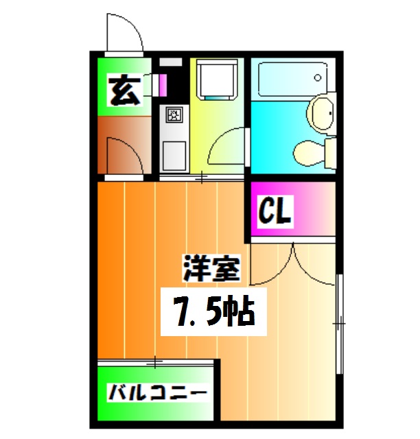 メゾン行徳の間取り