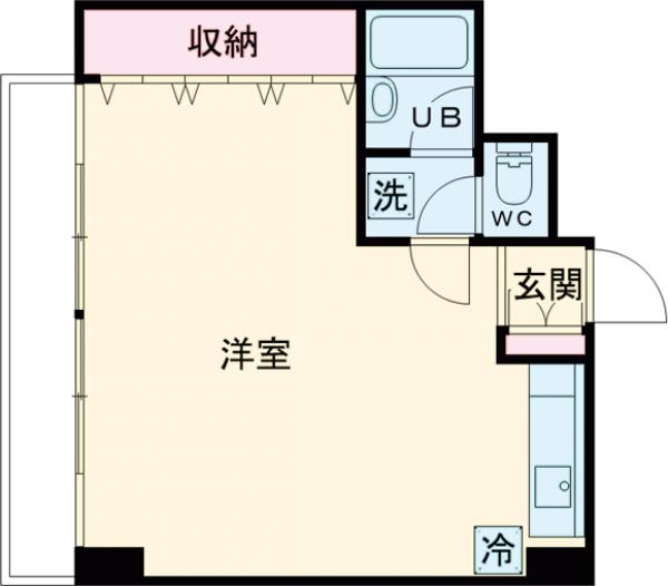秀和祖師谷大蔵レジデンスの間取り