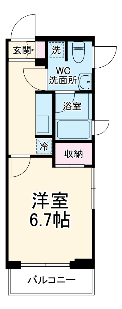 ライフゾーン玉川2の間取り