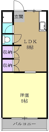 やよい荘の間取り