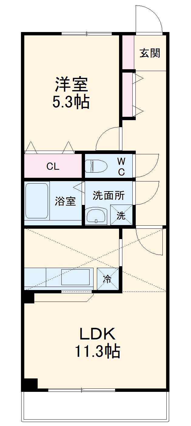 アムール シュシュの間取り